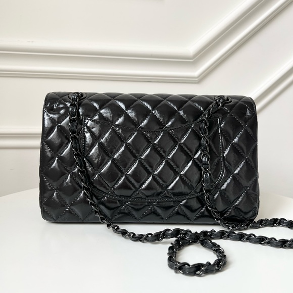 —SOLD—CHANEL M CLASSIC SO BLACK - Picture 2 of 12